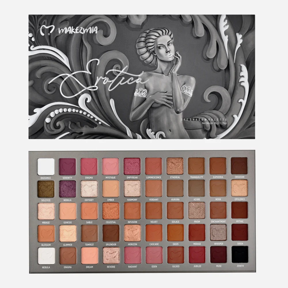 Makezmia 50 Shade Eyeshadow Palette – Erotica
