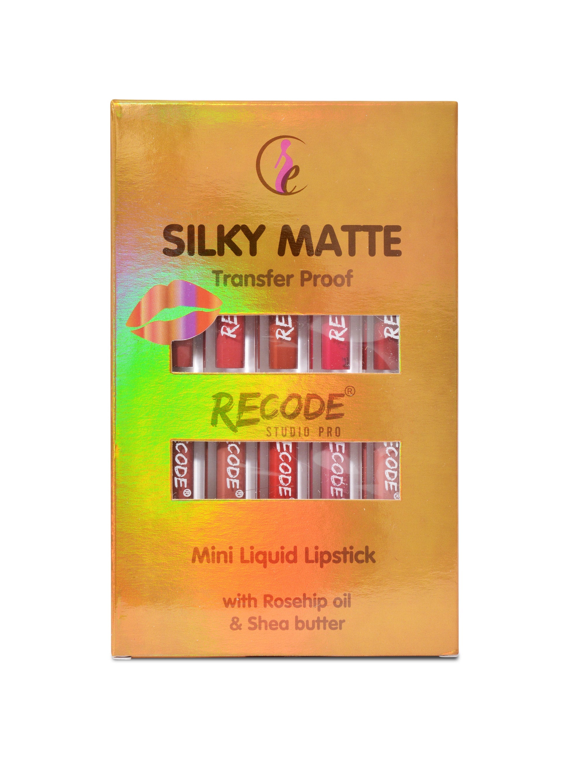 Recode 10 Silky Matte Mini Liquid Lipsticks - 12.50 ML (1.25MLx 10)