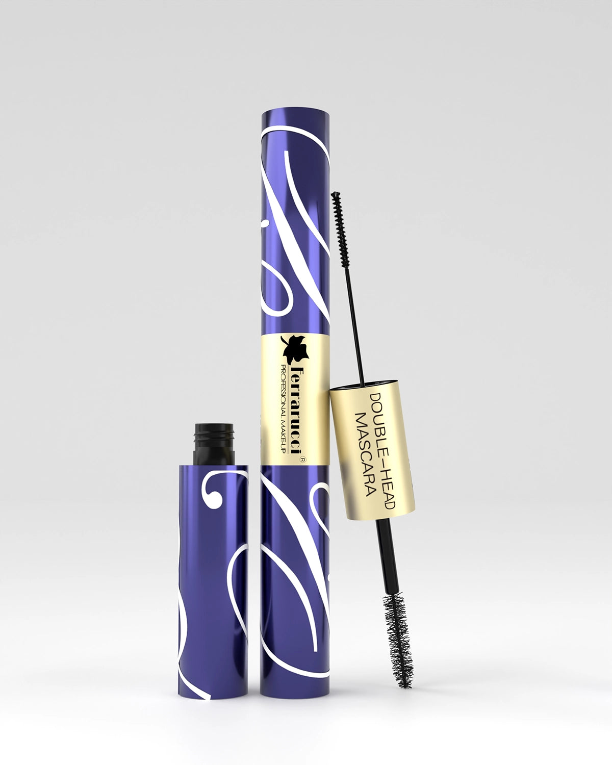 Ferrarucci Dual-Brush Black Mascara for Longer and Voluminous Lashes