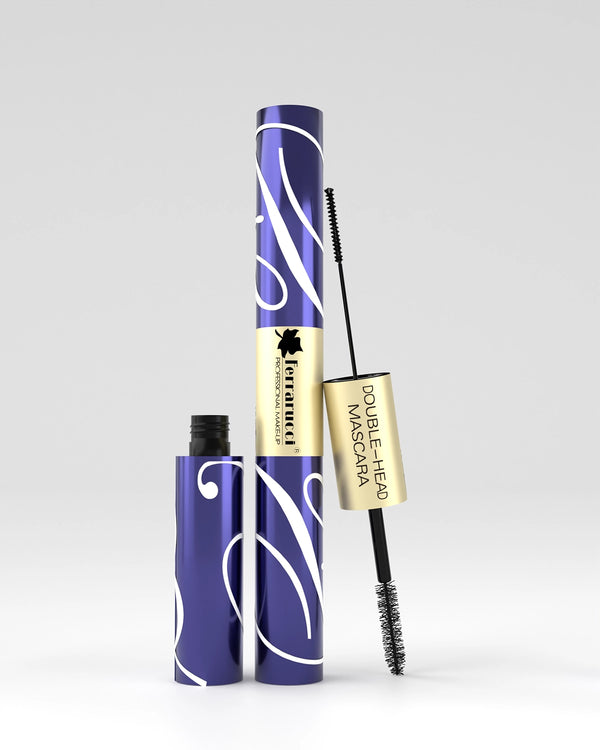 Ferrarucci Dual-Brush Black Mascara for Longer and Voluminous Lashes