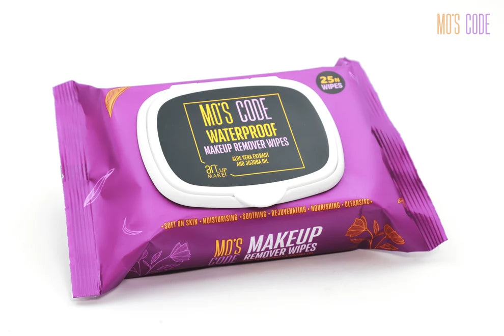 MO’S CODE Waterproof Makeup Remover Wipes Main image