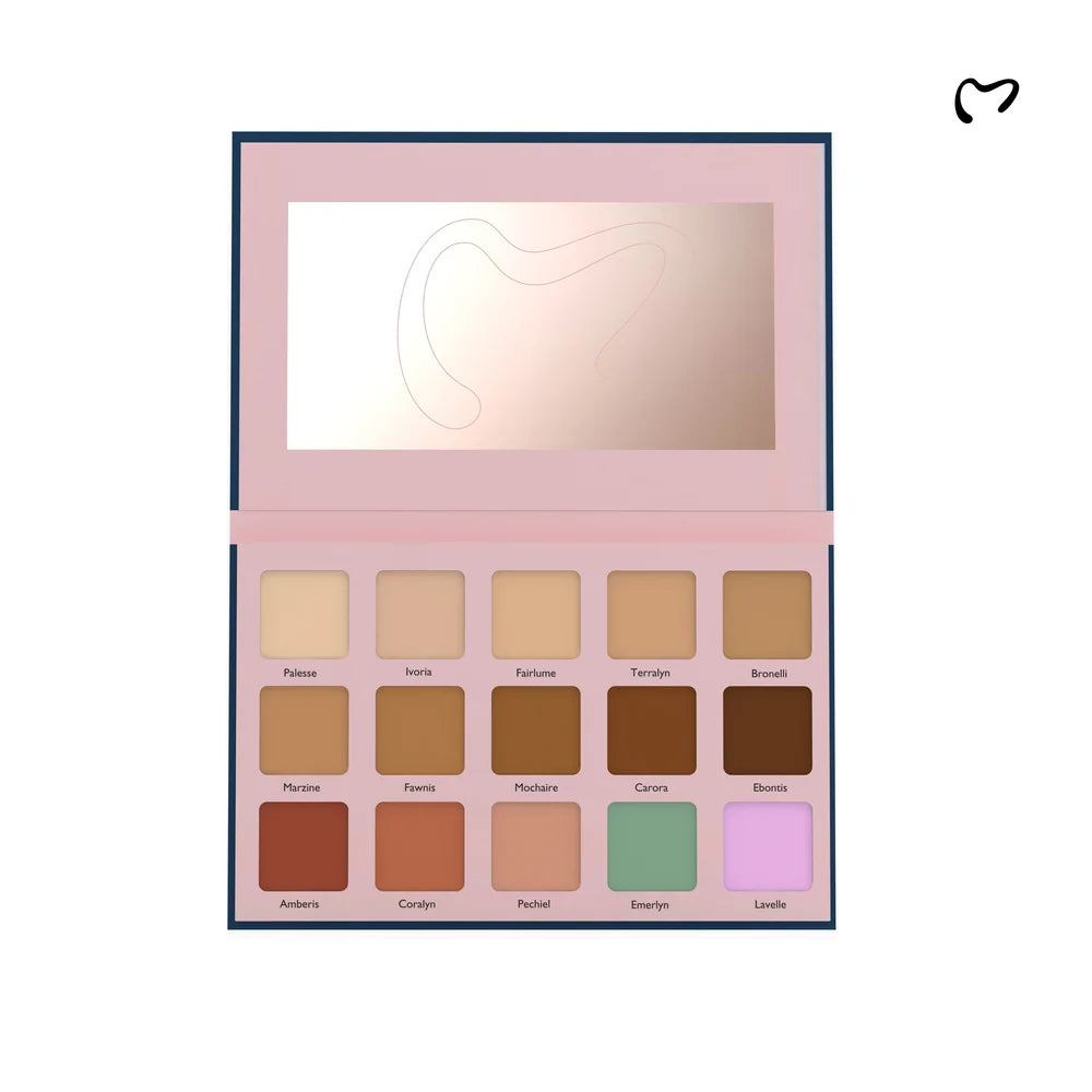 Makezmia Invisiblend Concealer Palette + FREE BlushHive Blusher Palette Secondary image