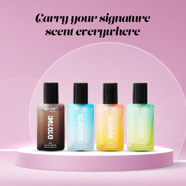 Recode IT Girl Unisex Perfume Set | Pack of 4 Mini Perfumes (20ml x 4)