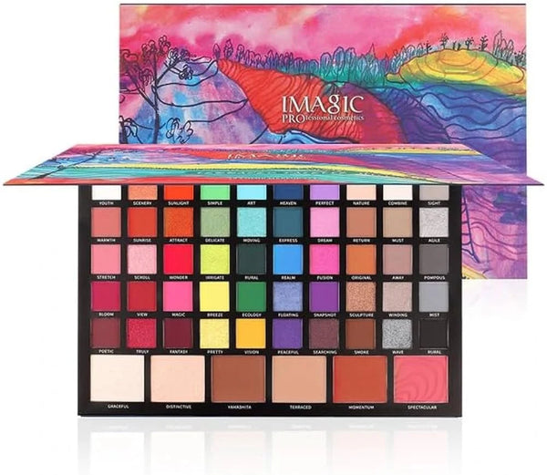IMAGIC Terraced Palette 56 Color Makeup Palette