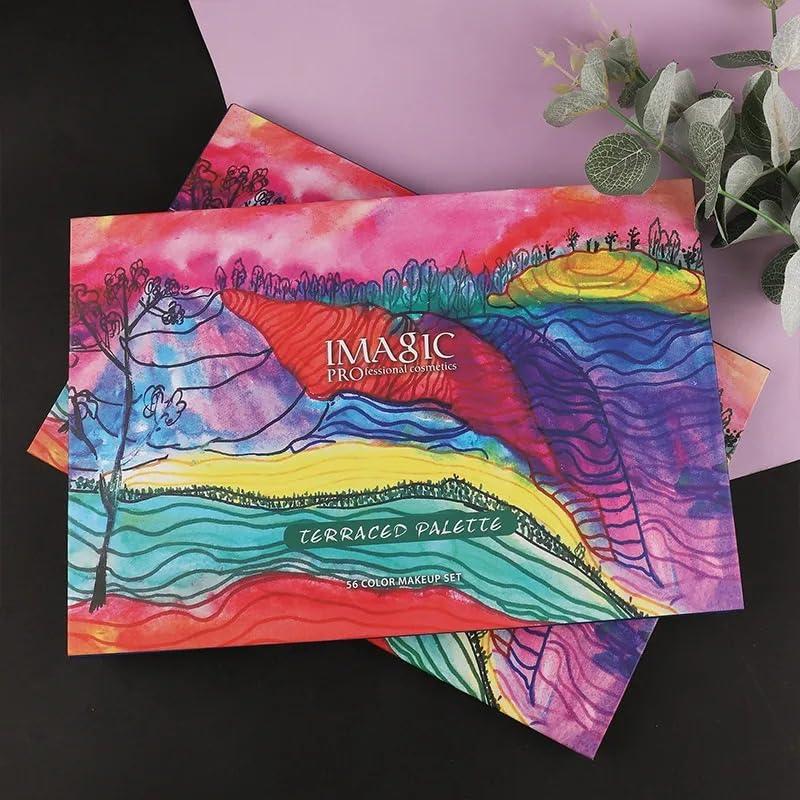 IMAGIC Terraced Palette colorful makeup palette packaging