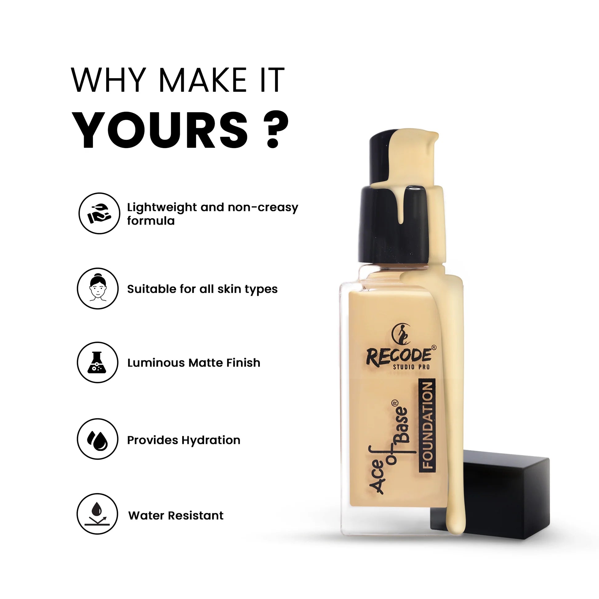 Recode Ace Of Base Foundation 30 ML