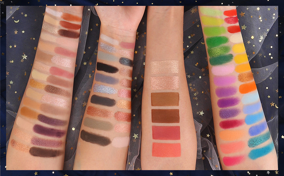 UCANBE Pretty All Set 02 eyeshadow swatches