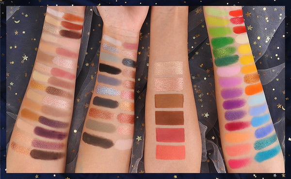 UCANBE Pretty All Set 02 eyeshadow swatches
