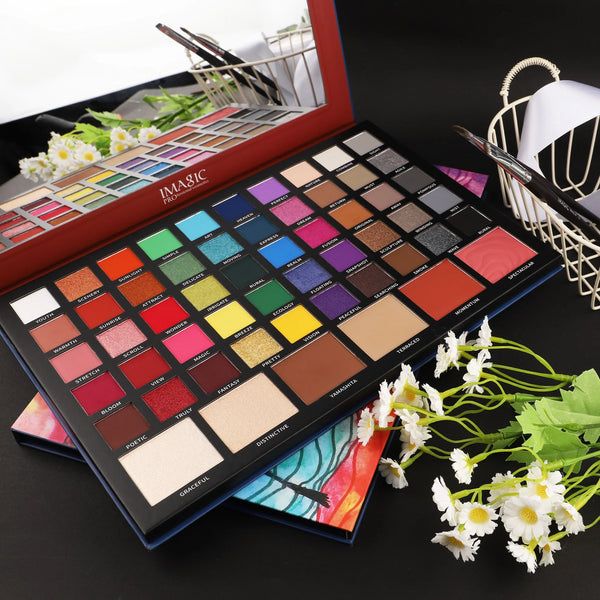 IMAGIC Terraced Palette 56 shades eyeshadow blush highlighter contour