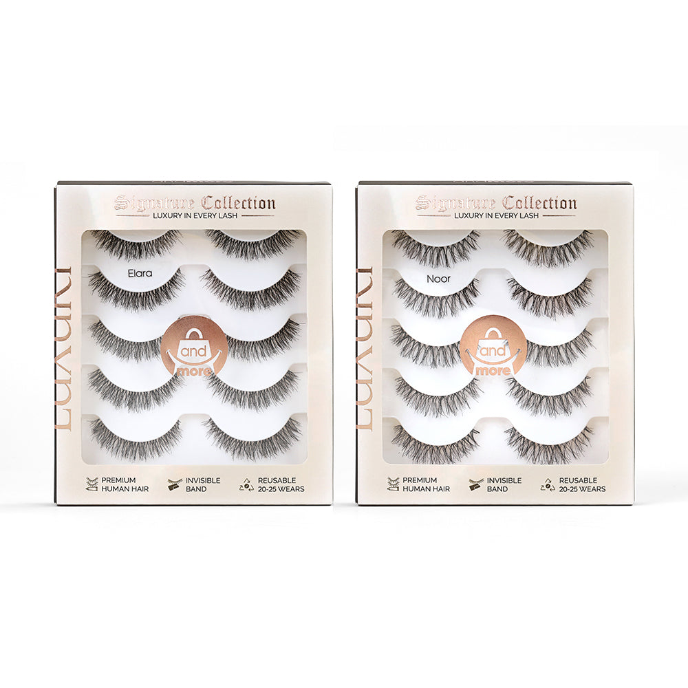 AndMore Elara and Noor luxury lashes combo