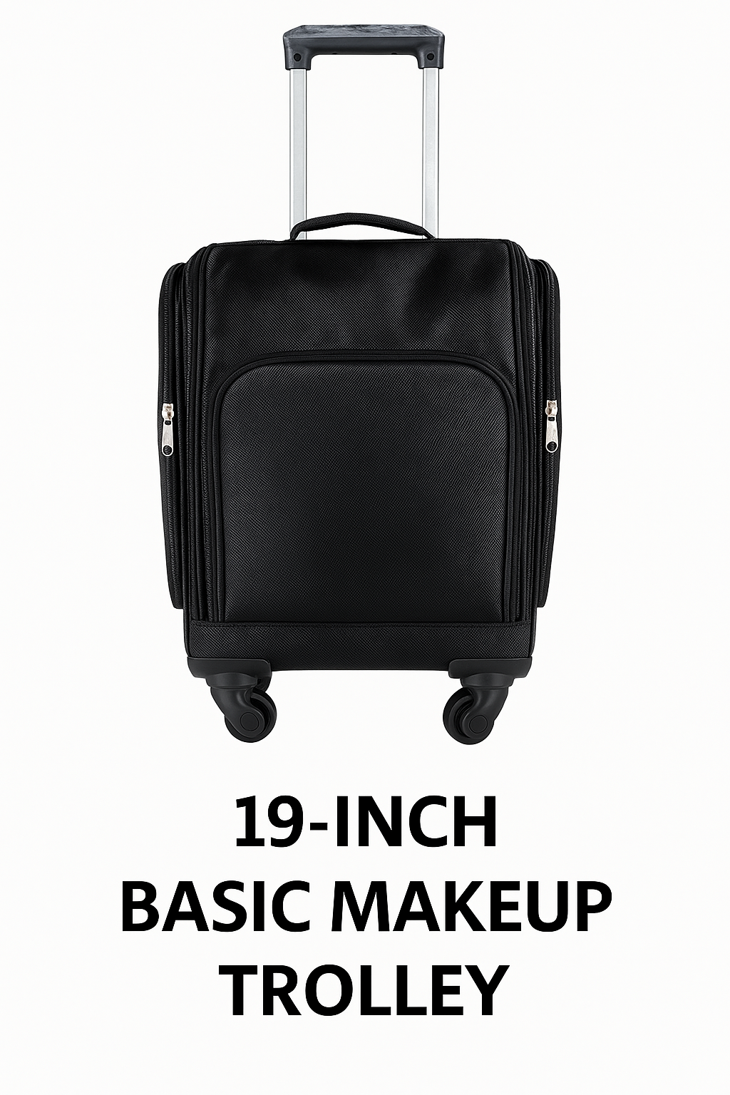 19-Inch Basic Makeup Trolley | 6 Pouches, Wheels & Adjustable Handle Main image