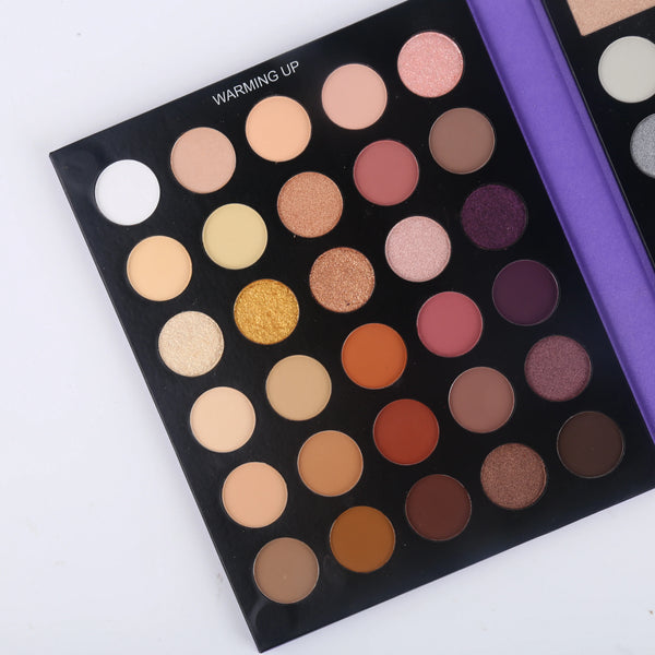UCANBE Pretty All Set 02 warm neutral eyeshadow shades