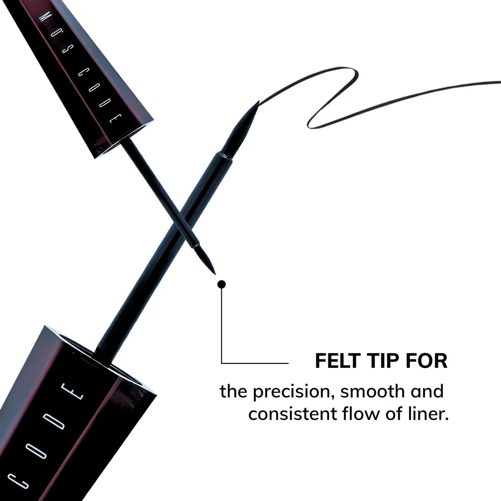 Mo's Code Yes Eye Do Waterproof Liquid Eyeliner – 2.5 ml