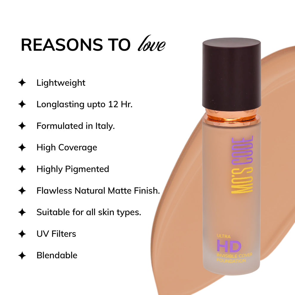 MO’S CODE Ultra HD Invisible Cover Foundation - 30ml