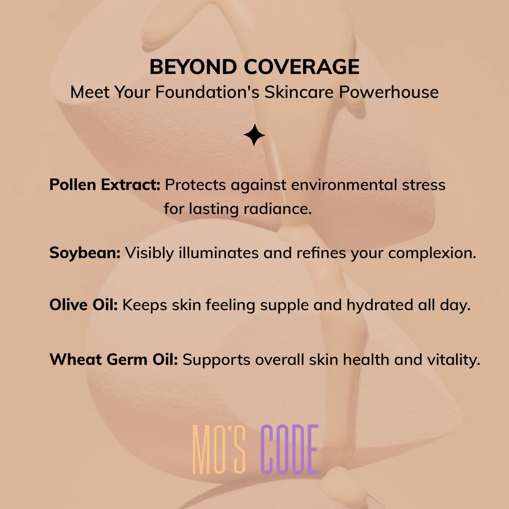 MO’S CODE Ultra HD Invisible Cover Foundation - 30ml