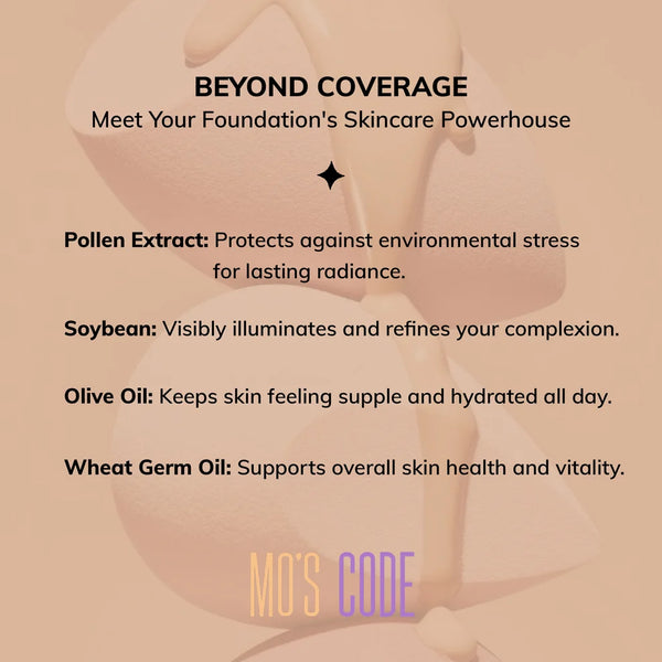 MO’S CODE Ultra HD Invisible Cover Foundation - 30ml