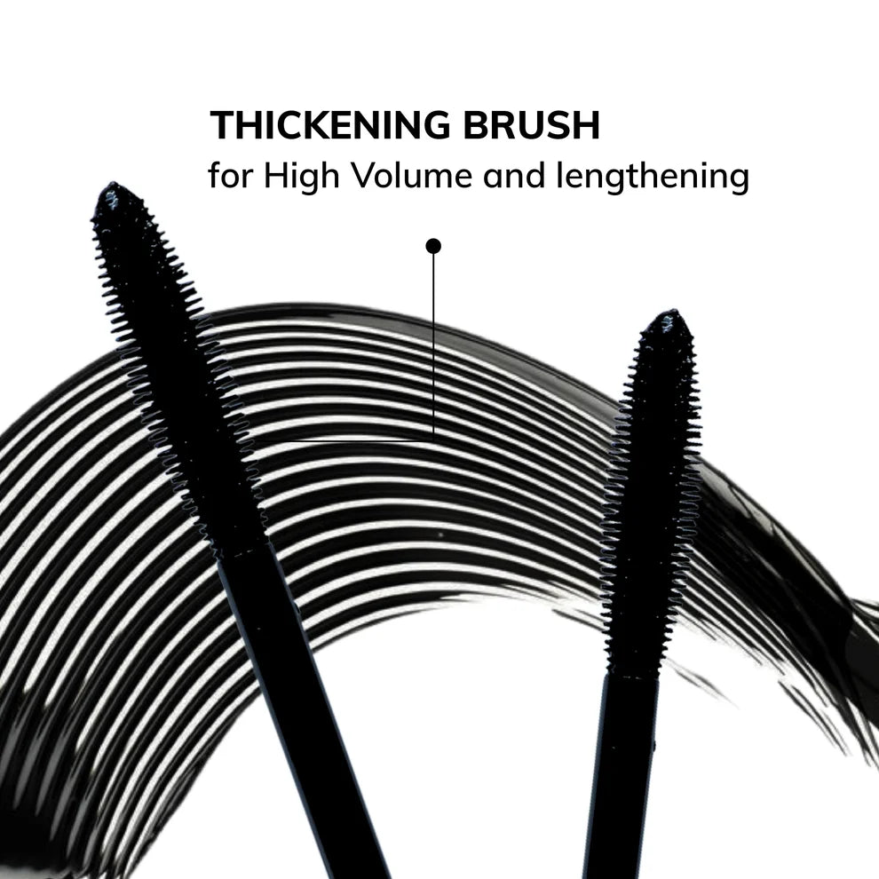 Mo's Code Waterproof Mascara – Big Eyes Volume, Length & Curl, 9 g