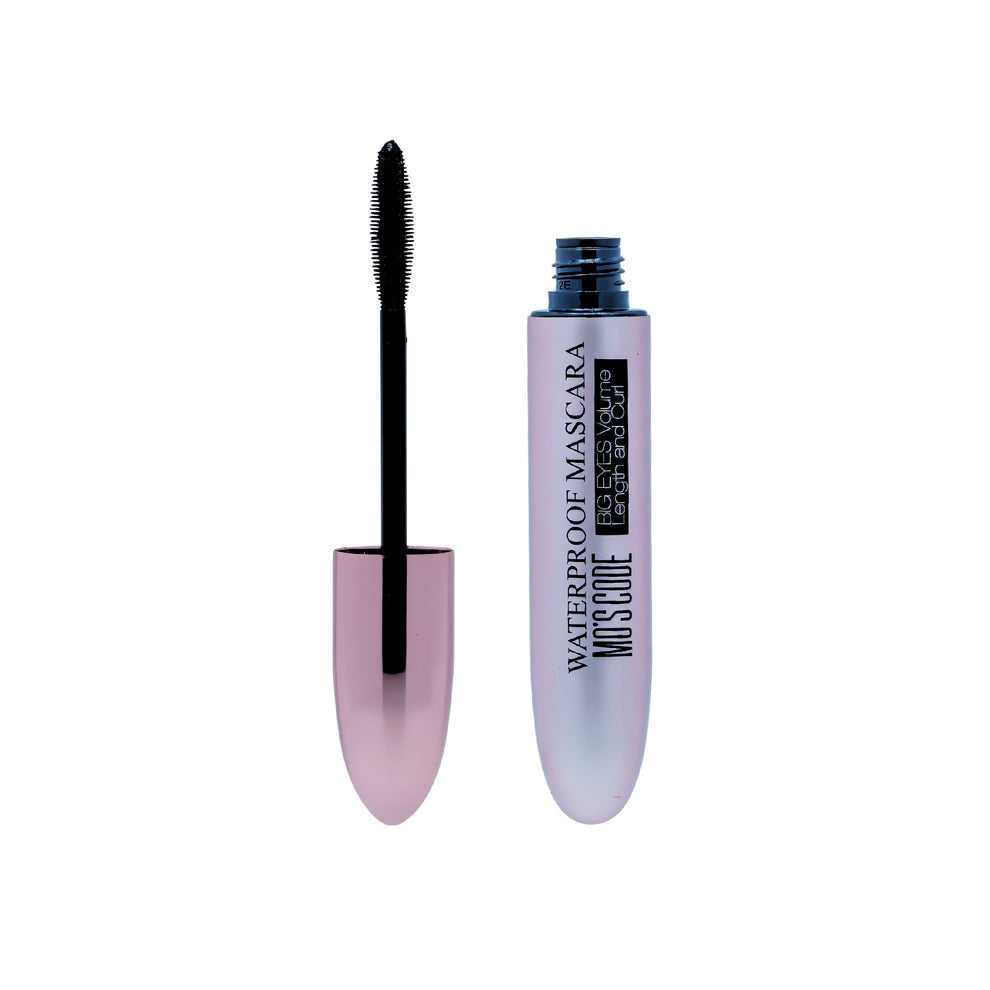 Mo's Code Waterproof Mascara – Big Eyes Volume, Length & Curl, 9 g