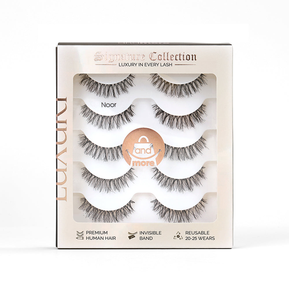 AndMore Noor premium human hair false eyelash