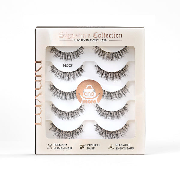 AndMore Noor premium human hair false eyelash
