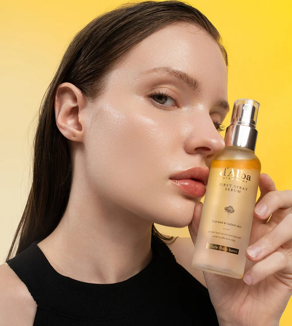 d'Alba White Truffle First Spray Serum for dewy skin