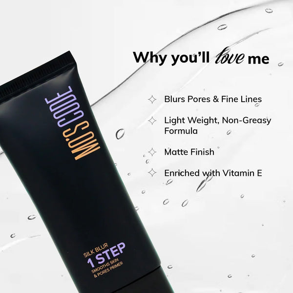 MO’S CODE Silk Blur 1 Step Smooths Skin & Pores Primer - 30ml