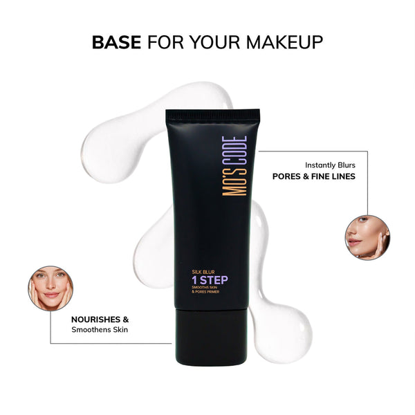 MO’S CODE Silk Blur 1 Step Smooths Skin & Pores Primer - 30ml