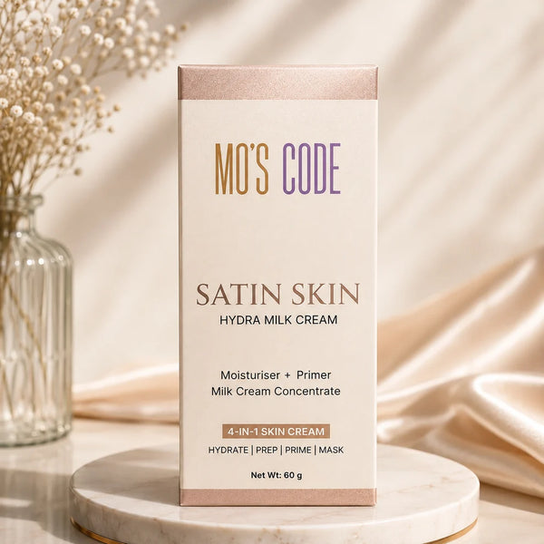 MO’S CODE Satin Skin Hydra Milk Cream - 4-in-1 Moisturizer & Primer, 60g