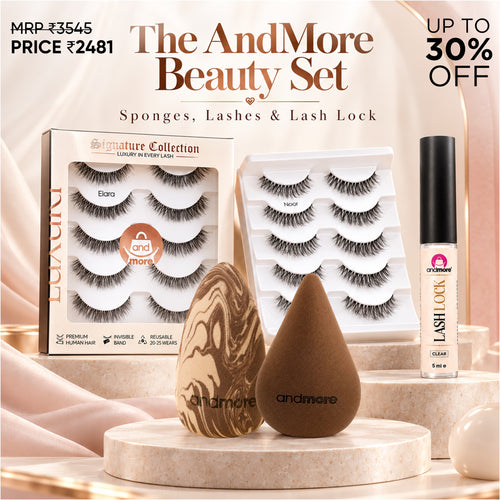 The AndMore Beauty Set – Complete Makeup & Lash Essentials