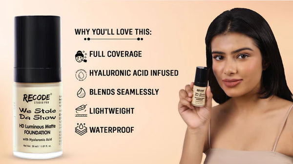 HD Luminous Matte Foundation 30 ML
