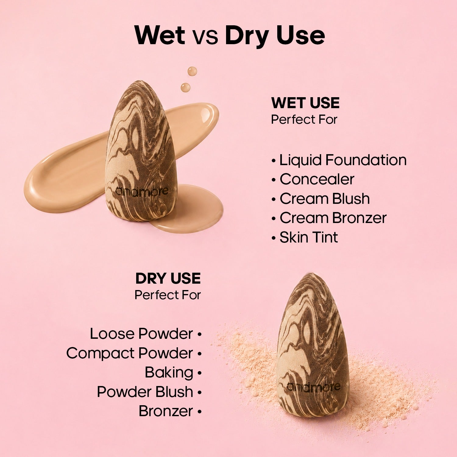Ultra Soft Beauty Blender Makeup Sponge by AndMore