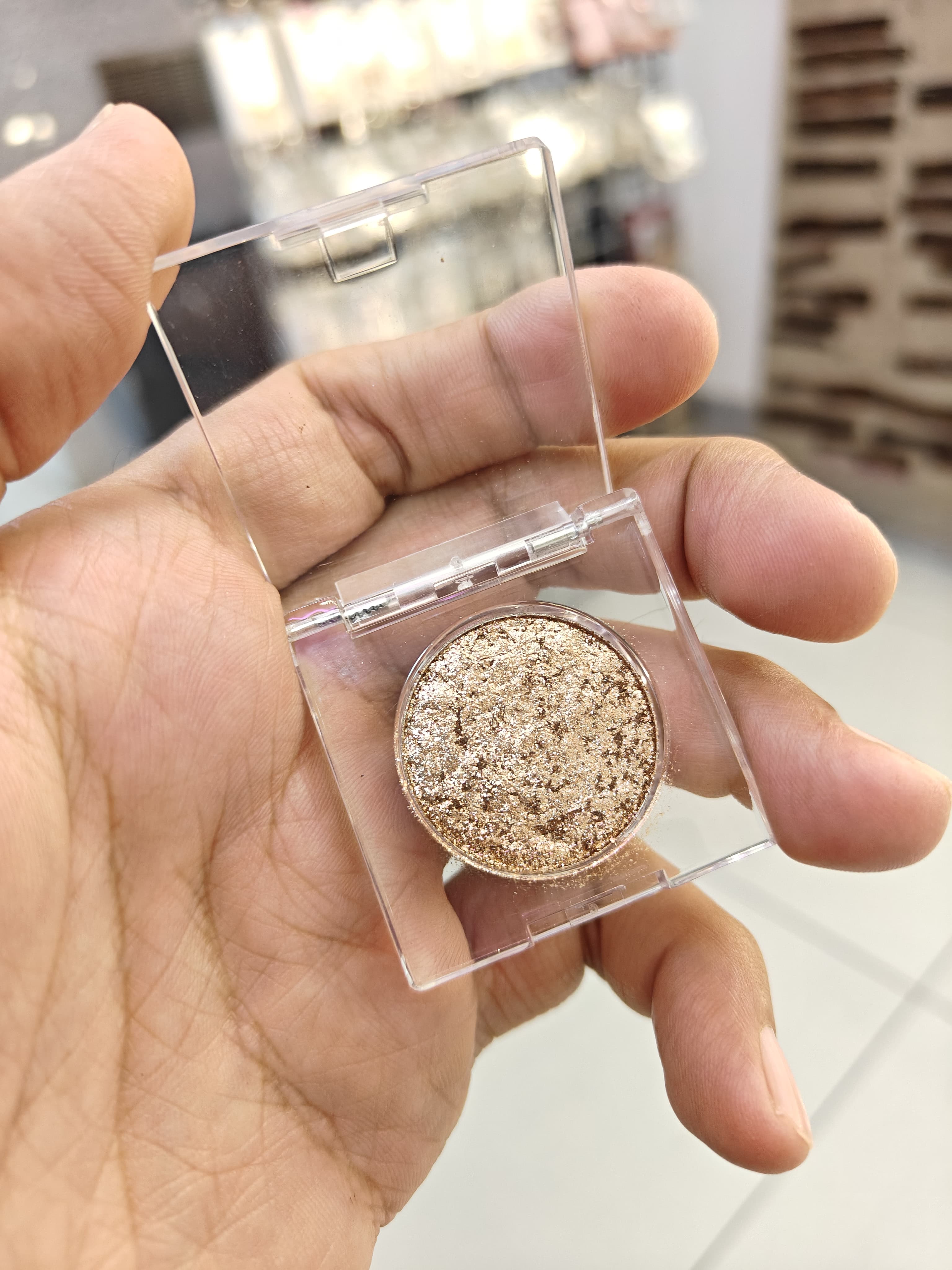 AndMore™ Single Shimmer Eyeshadow – 24K Gold Dust - Copper Flame Main image