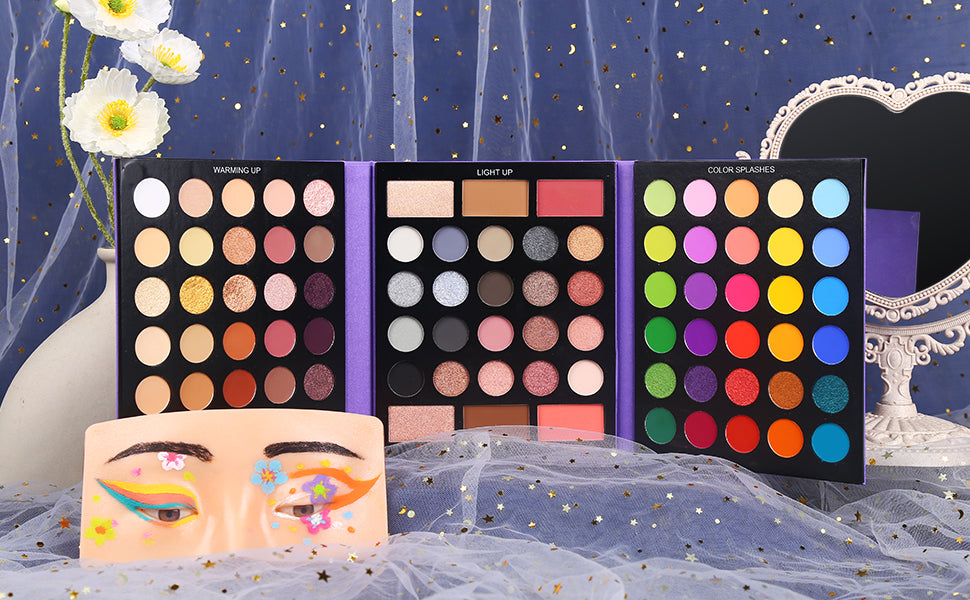 UCANBE Pretty All Set 02 eyeshadow palette open