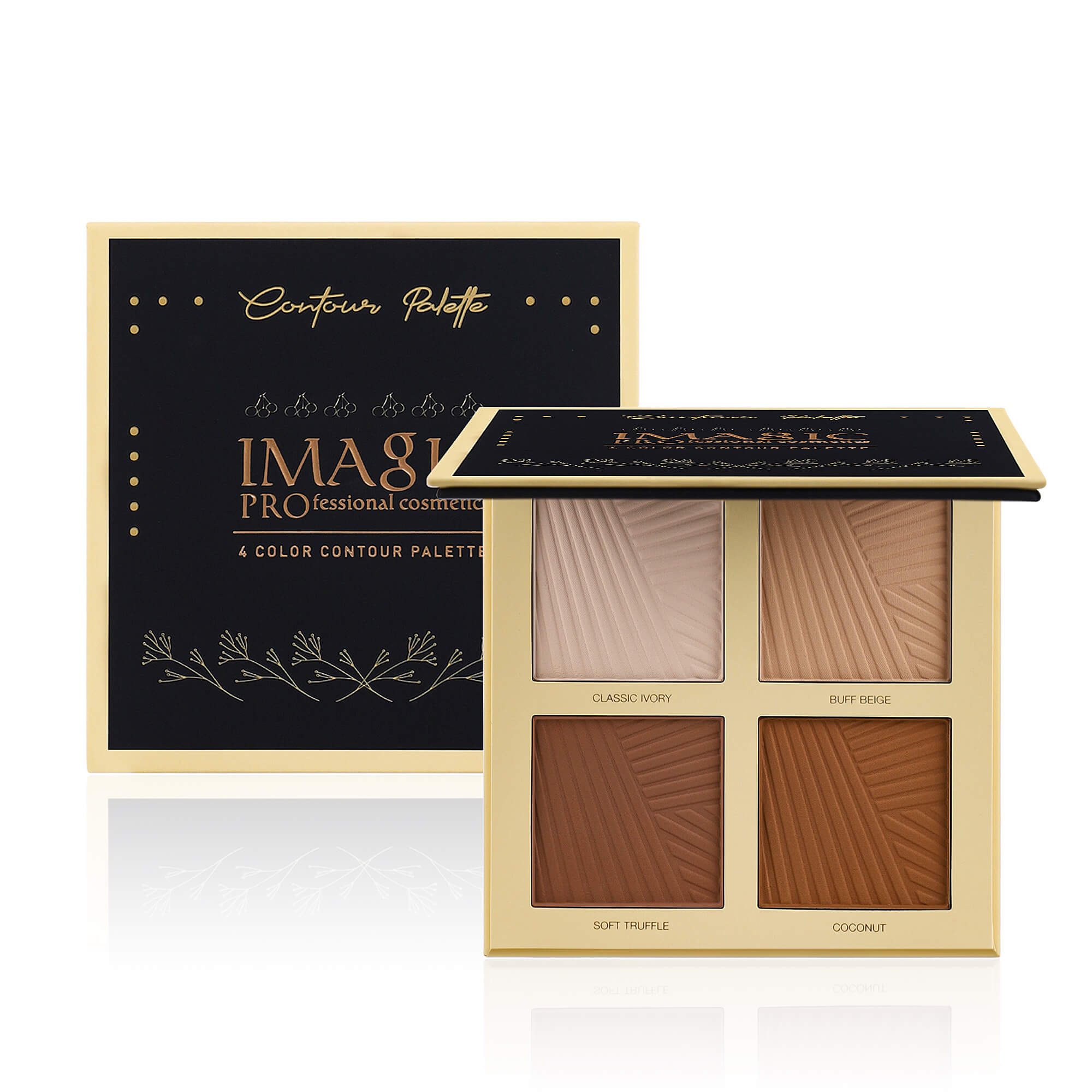 Front view of IMAGIC 4-Color Contour Palette with packaging Main image