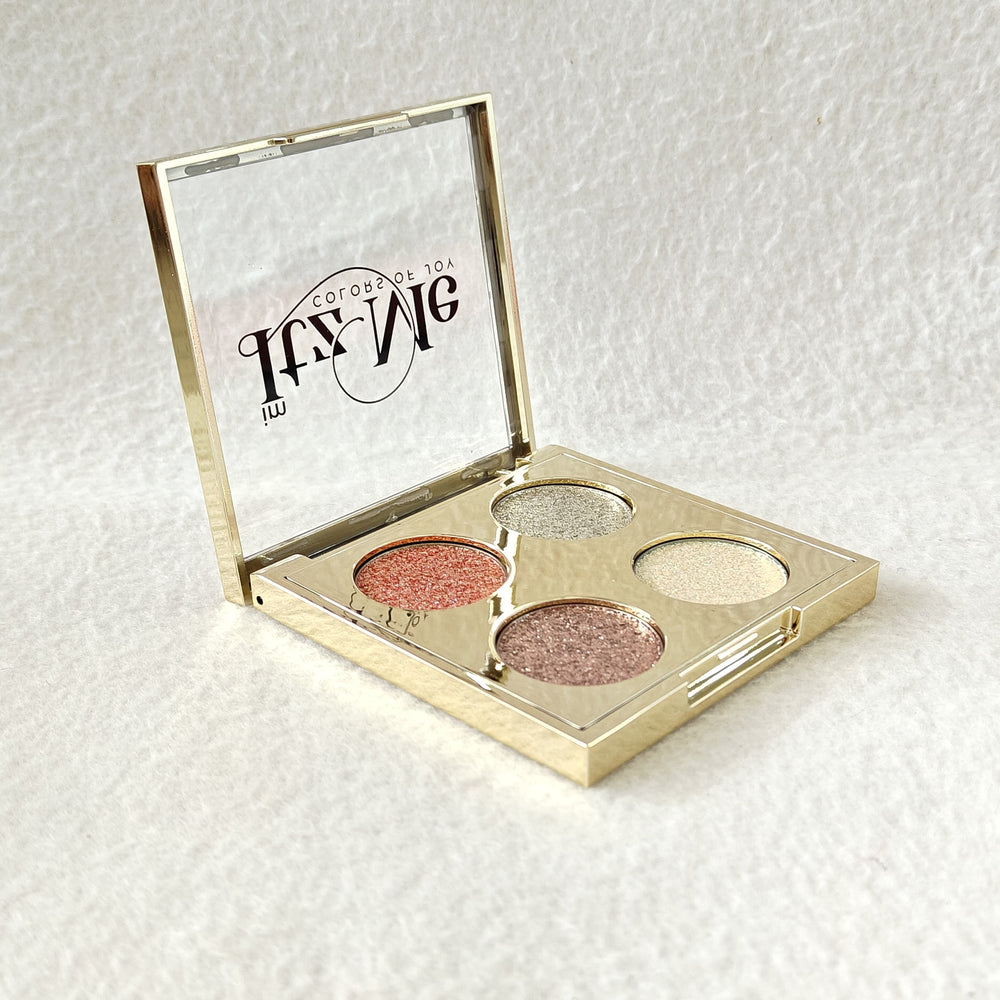 Open Itz Me Shimmer Palette Shade 02 showing radiant shimmer colors perfect for party makeup