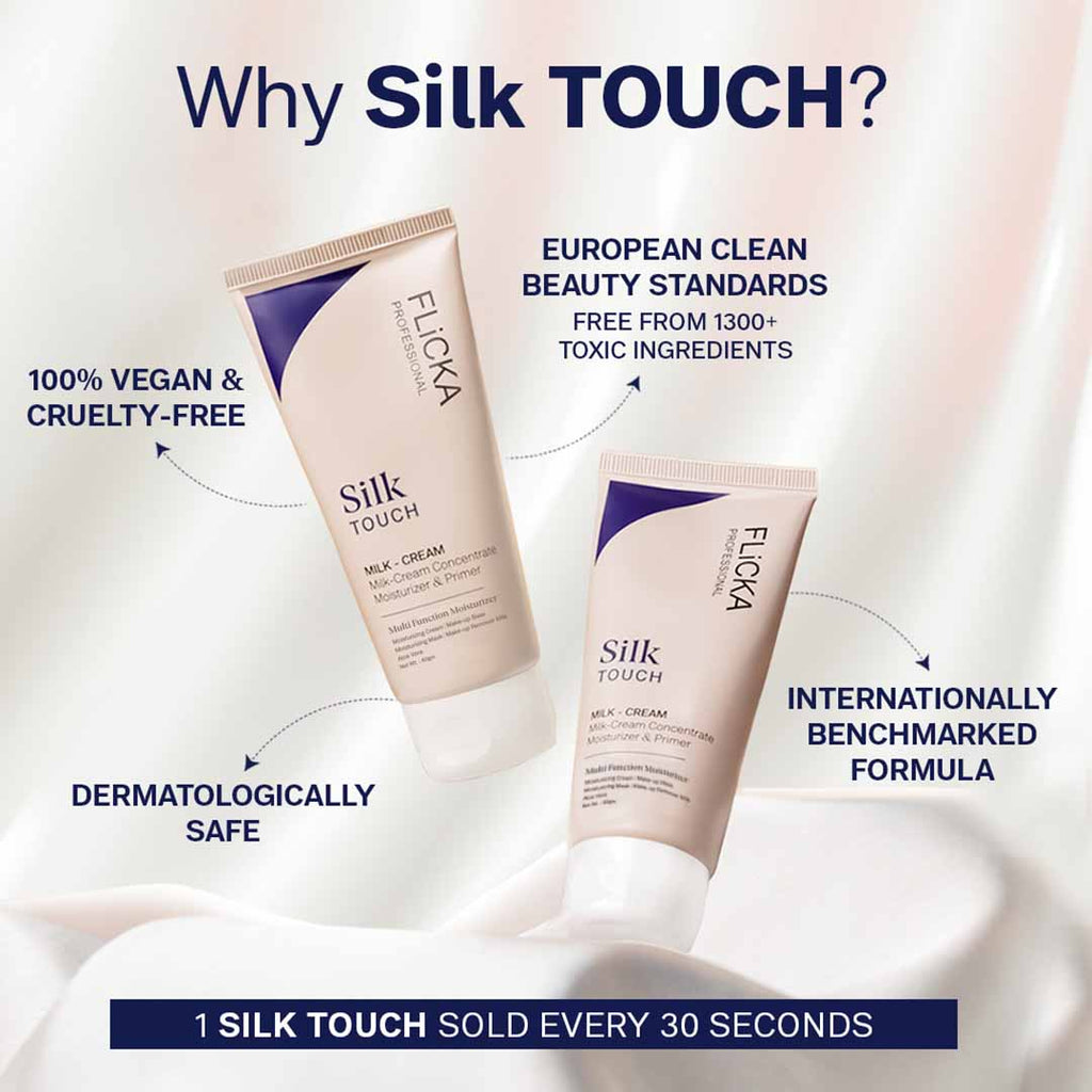 FLiCKA Silk Touch 3-in-1 Primer & Moisturizer for Pore Blurring
