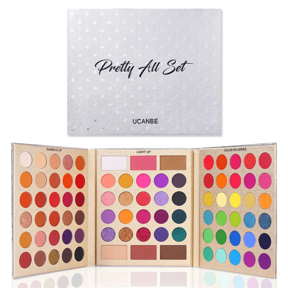 UCANBE Pretty All Set Eyeshadow Palette 01 86 colors
